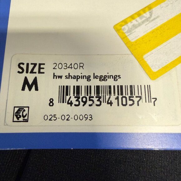 ASSETS by SPANX Women's High-Waist Seamless Leggings Black Medium - Picture 4 of 4